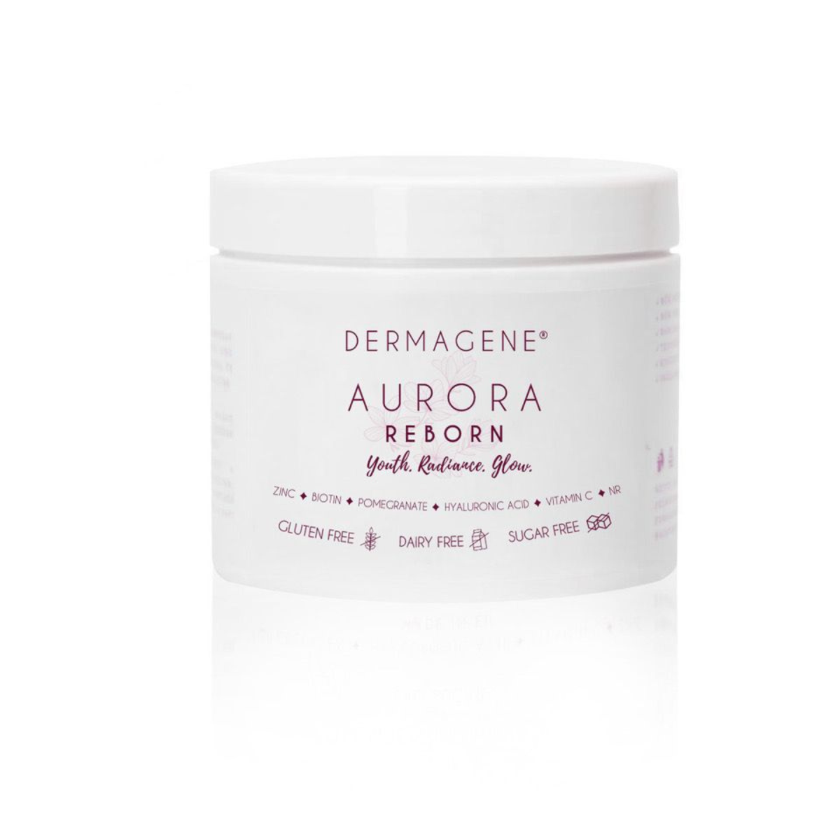 DermaGene® REBORN Kollagén Italpor NAD+ (NR) és Hialuronsavval